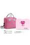Convertible Bento Lunch Box w/ Insulated Lunch Bag – Always Believe Pink