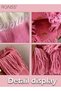 Women's Gradient Canvas Tote Bag Tassel Large Capacity Shoulder Bag Fashion Embroidery Versatile Han - 4