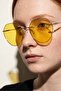Layna Gold Yellow Sunglasses - 2