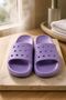 Size 34 Luxurious and Showy Straw Look Slippers - 2