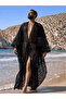 Men's Beach Kaftan Black Lace Dandel - 6