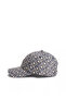 Women's Th Monogram Logo Adjustable Buckle Navy Blue Hat - 2