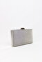 Women's Shiny Textured Evening Dress Bag / Clutch Bag with Chain Strap - 5