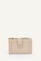 Women's Faux Leather Beige Wallet I1261Axns - 2