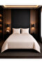 Satin Striped Double Duvet Cover Set with Elastic Sheets 200X220Cm - 3