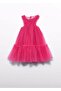 Mayoral Abel Lula Girls' Tulle Evening Dress Pink - 5