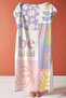 Floral Tropical Modern Beach Towel - Bohemian Pastel Mediterranean Quick Dry Microfiber Towel - 4