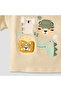 Crew Neck Short Sleeves T-shirt with Print - 5