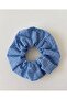 Women's Set of 4 Gingham Patterned Fabric Scrunchie Bagel Clips - 5