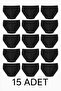 15 Pieces of 100% Cotton Black Men's Briefs – Breathable, Comfortable Fit