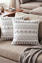 Punch Throw Pillow Cover 2 Pieces Embroidered 43X43Cm Decorative Embroidered Pillowcase Set Nordic Bohemian Pa