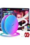 LED Strip Lights 15M/49FT, Bluetooth RGB Neon Light Strip, Waterproof IP67, Music Sync, App & Remote Control