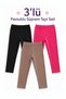 Set of 3 Colorful Cotton and Lycra Summer Long Girls' Tights