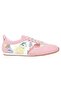 Women's Vegan Leather Beige Sneakers - Minimal Crisis Design - 7