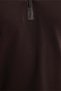 Men's Slim Fit 100% Cotton Short Sleeve Zippered Brown Polo Collar T-Shirt - 6