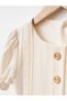 Ruffled Plaid Girls' Dress - 4