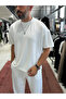 White Oversize Basic Modal Fabric T-Shirt Rsp