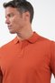 Red Polo Collar Pique Short Sleeve Slim Fit Cotton T-Shirt 1011260170 - 6