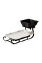 2-Tier Home Serving Set Porcelain Square Bowl and Rectangular Platter
