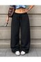 Women's Oversize Stylish Seasonal Fabric High Waist Casual Urban Sweatpants - 4