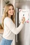 Shopping List - A5 - Magnetic - Pvc - Refrigerator Note Holder & Desktop - Summer Erase - Planner - 2