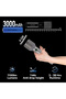 مصباح يدوي LED قابل لإعادة الشحن، 5 قطع، 1100 لومن، أسود، SSFL2143C5/56 - 2