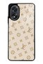 Oppo A38 Cream Lv Design Glossy Phone Case