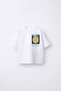Boy's Lemon Printed T-Shirt + 100% Cotton Poplin Summer Trousers Set - 4