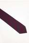 Men's premium woven burgundy striped classic tie and pocket square set - 2