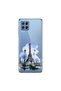 Samsung Galaxy M22 Compatible Paris 2 Design Transparent Case