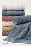 6-Piece Hand and Face Towel Set Partial Velvet Velvet Collection - 6