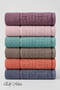 6-Piece Hand and Face Towel Set Partial Velvet Velvet Collection - 2