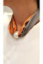 Pearl Magnet Satin Scarf Necklace - 2