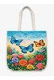 40X40 cm Digital Printed Suede Fabric Women's Shoulder Bag - Multi-Colored - Patterned Daily and Beach Bag - 5