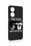 Oppo A60 Compatible Ataturk Eyes Patterned Silicone Case - 3