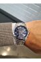 Steel Bracelet Navy Blue Dial 10 Atm Water Resistant Men Wristwatch - 2