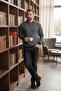 Men's Non-Pilling Regular Fit Classic Polo Collar Knit Sweater - 3