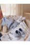 Liva - Newborn Baby Boy Gift Set – Muslin Blanket, Bodysuit Set, Amigurumi, Baby Shoes, Soap Brush Set - 4