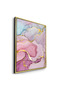 Gilded Opal Abstract Wall Art | Framed Canvas Print with Gold Foil Embossed | Luxury Modern Decor for Living Room, Bedroom, Office & Gift - 3
