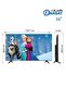 تلفزيون ذكي أندرويد بدقة 4K فائقة الوضوح مقاس 55 بوصة مع حامل جداري باللون الأسود - 2
