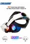 حزام رأس CoolRabbie RGB مع بطارية لـ Meta/Oculus Quest 3/Quest 3S، حزمة بطارية بسعة 10000 مللي أمبير في الساعة
