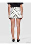 High Waist Polka Dot Women's Jean Shorts - 3