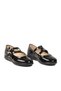 Black Patent Leather Orthopedic Girls' Ballerina Shoes 26A88 F - 3