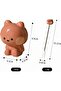 Fruit Forks, Dessert Forks, Stainless Steel Fruit Fork Storage Jar Set, Creative Cute Animal Fruit Sticks - 5
