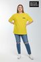 Süperlife Women's Large Size New York Printed 3Xl-6Xl Crew Neck T-Shirt Spr25Btsk510-05