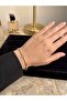 Waterway Four Leaf Motif Stone Gold Adjustable Bracelet - 3