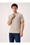 Regular Fit Beige Men's T-Shirt Lf2042154