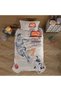 Clasy Single Ranforce Duvet Cover Set Basketball Beige - 2
