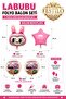 Labubu Foil Balloon Set 5 Pieces Mini Party Decoration Balloon Ornament Set - 2