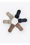 Organic Basic 3-Piece Towel Socks Brown - 7